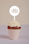 * Topper na Cup Cakes " IHS w falbance "