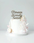 Topper "Pierwsza Komunia Święta casual + falbanka"