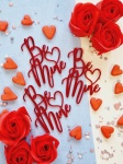 " Be Mine" Zestaw trzech dekorów do BENTO CAKE  
